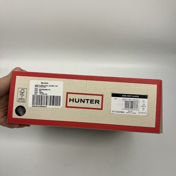 Hunter CLASSIC PULL ON BOOT TODDLER LITTLE KID Empty Box Storage Replacement - Picture 2 of 7